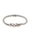 John Hardy Women's Surf Silver & Blue Sapphire Station Bracelet In Metallic