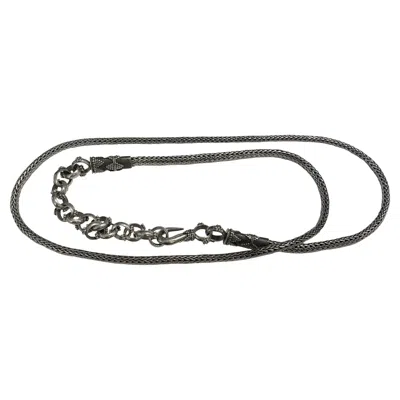 Pre-owned John Hardy Women Woven Chain 925 Sterling Silver In Multi