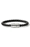 John Hardy Woven Leather Bracelet