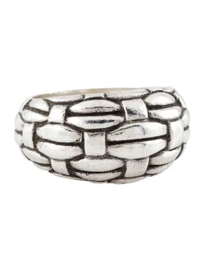 Pre-owned John Hardy Woven Ring In Multi