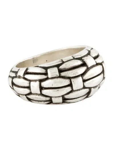 Pre-owned John Hardy Woven Ring In Multi