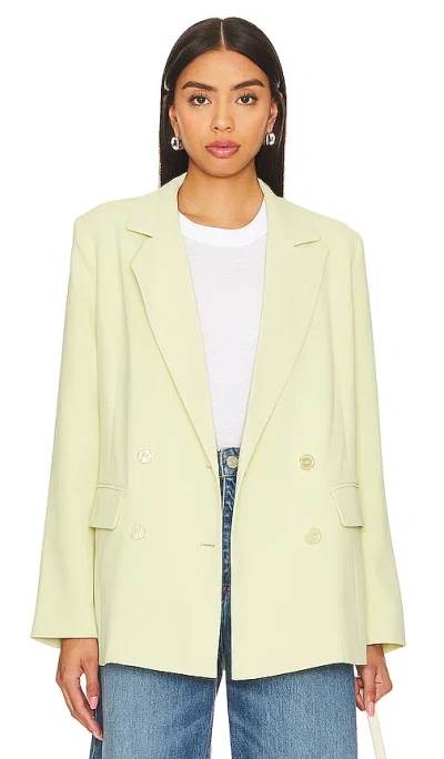 John & Jenn By Line Lincoln Blazer In Lemon Chiffon