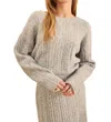 John & Jenn Chance Sweater In Smokey Cloud In Multi