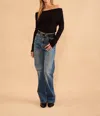 John & Jenn Damon Sweater In Black In Black