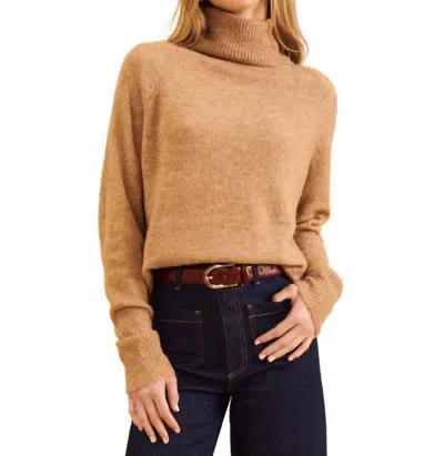 John & Jenn Emmett Sweater In Camel In Brown