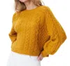 John & Jenn Glennon Sweater In Dijon In Multi