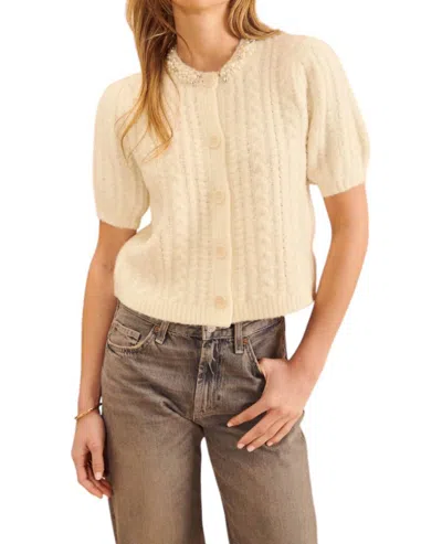John & Jenn Maxwell Sweater In Cream In White