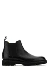 John Lobb Stivaletti Lawry In Pelle Nera Uomo In Black