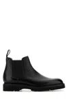 John Lobb Stivaletti Lawry In Pelle Nera Uomo In Black