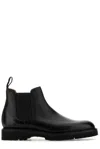 John Lobb Black Leather Lawry Ankle Boots
