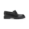 John Lobb Tide Dew Hide Hilly Derby Shoes In Black
