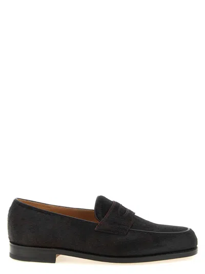 John Lobb Round-toe Loafers In Brown