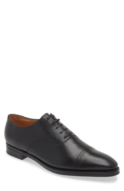 John Lobb City Ii Oxford Lace-up Shoes In Black