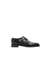 John Lobb Hand-sewn Black Calf Leather Double Buckle Shoe In Black
