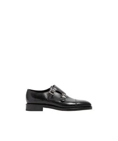 John Lobb Business Casual Shoes In Black
