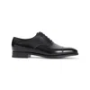 John Lobb City Ii Black Calf Leather Oxfords In Black