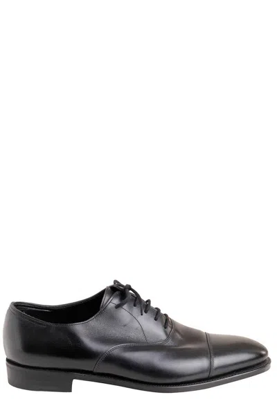 John Lobb City Ii Lace-up Shoes Laced Shoes In Nero