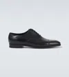 John Lobb City Ii Black Calf Leather Oxfords In Black