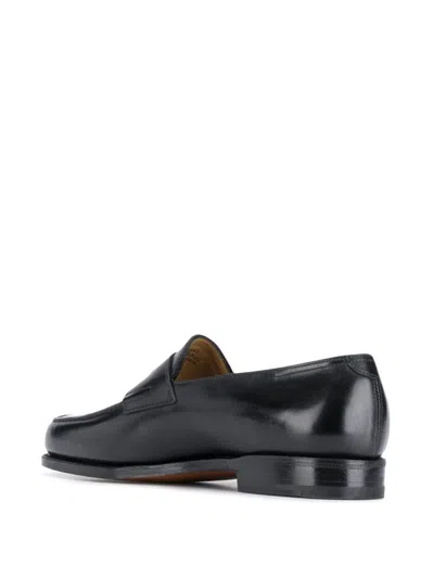 John Lobb Classic Loafers In Black