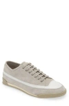 John Lobb Court Low Top Sneaker In Gray