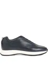 John Lobb Stylish Sneakers With Contrast Sole And Pull Tab In Blue