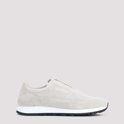John Lobb Grey Suede Sneakers