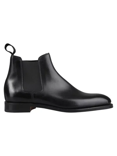 John Lobb Lawry Chelsea Boots In Black