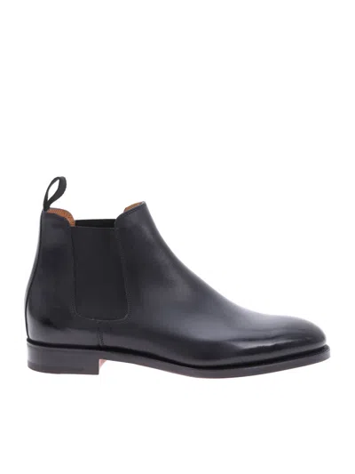 John Lobb Lawry Full-grain Leather Chelsea Boots In Grey