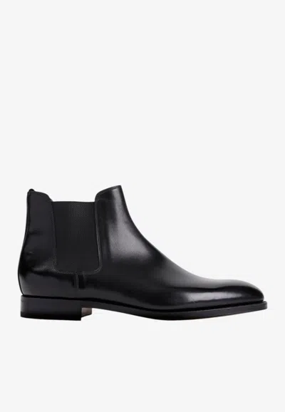 John Lobb Lawry Leather Chelsea Boots In Multi