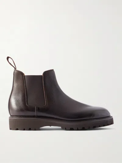 John Lobb Lawry Leather Chelsea Boots In Brown
