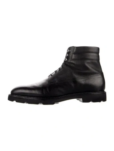 Pre-owned John Lobb Leather Lace-up Boots In Multi