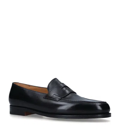 JOHN LOBB LEATHER LOPEZ LOAFERS