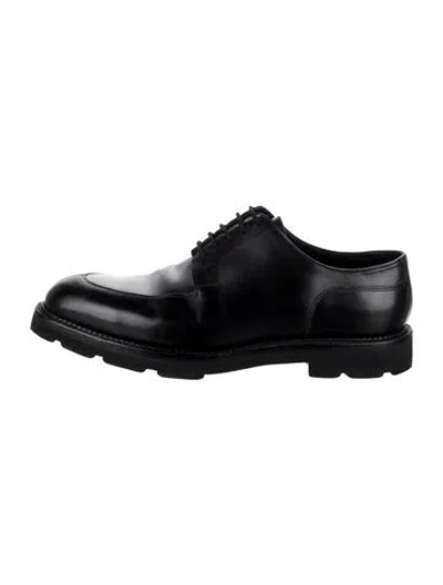 Pre-owned John Lobb Leather Oxfords In Black