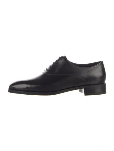 Pre-owned John Lobb Leather Oxfords In Blue