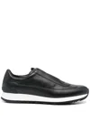 John Lobb Stylish Sneakers With Contrast Sole And Pull Tab In Black