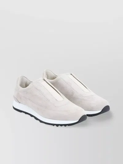 John Lobb Lift Suede Foundry Loafers