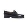 John Lobb Lopez Leather Loafers In Black