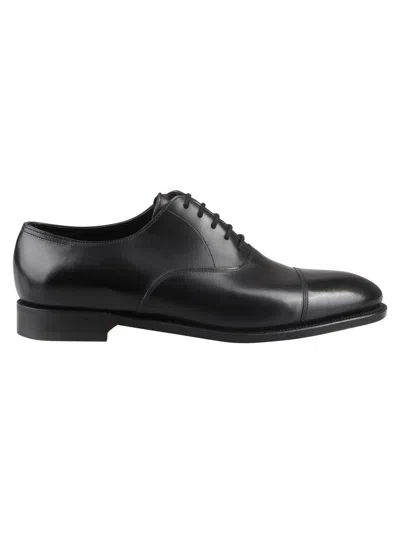 John Lobb Loafers In Black