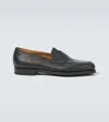 John Lobb Thorne Penny-strap Leather Loafers In Black