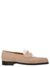 John Lobb Mocassini Lopez In Pelle Scamosciata Rosa Carne Uomo
