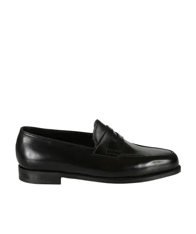 John Lobb 'lopez' Loafers In Black