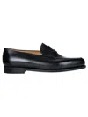 John Lobb Lopez Slipon Loafers In Black