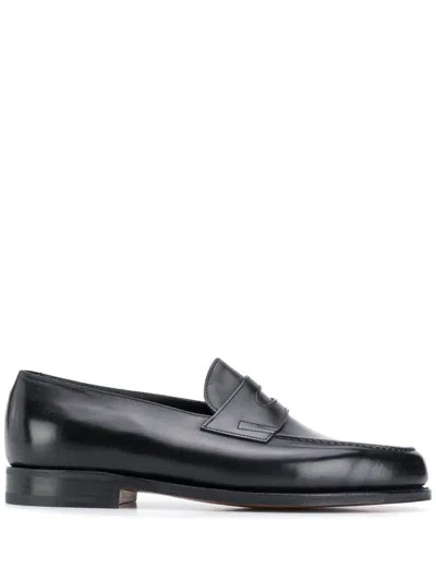 John Lobb Lopez Moccasins Shoes In Black