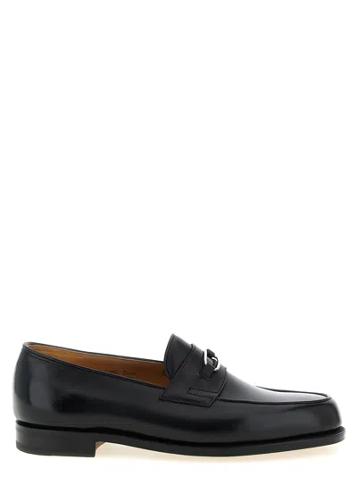 John Lobb Lopez Ring Loafer In Black