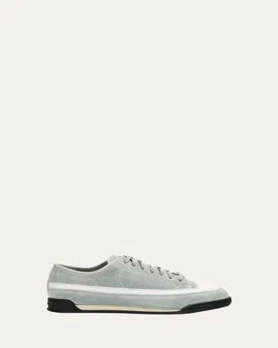 John Lobb Men's Court Suede Runner Sneakers
