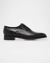 John Lobb City Ii Black Calf Leather Oxfords In Black