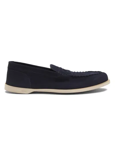 John Lobb Men's Pace Slip-on Loafers In Blue