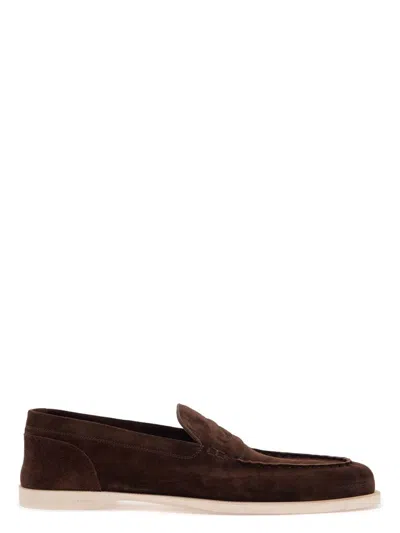 JOHN LOBB MEN'S PACE SUEDE SOFT CASUAL LOAFERS
