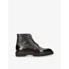 John Lobb Alder Burnished-leather Boots In Brown