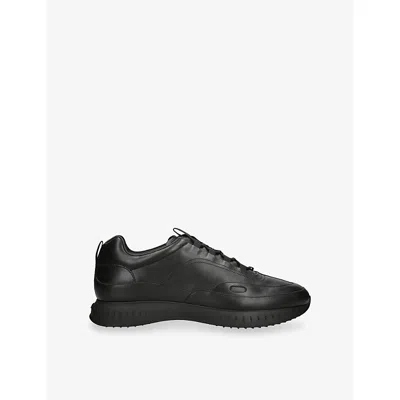 John Lobb Stream Leather Sneakers In Black